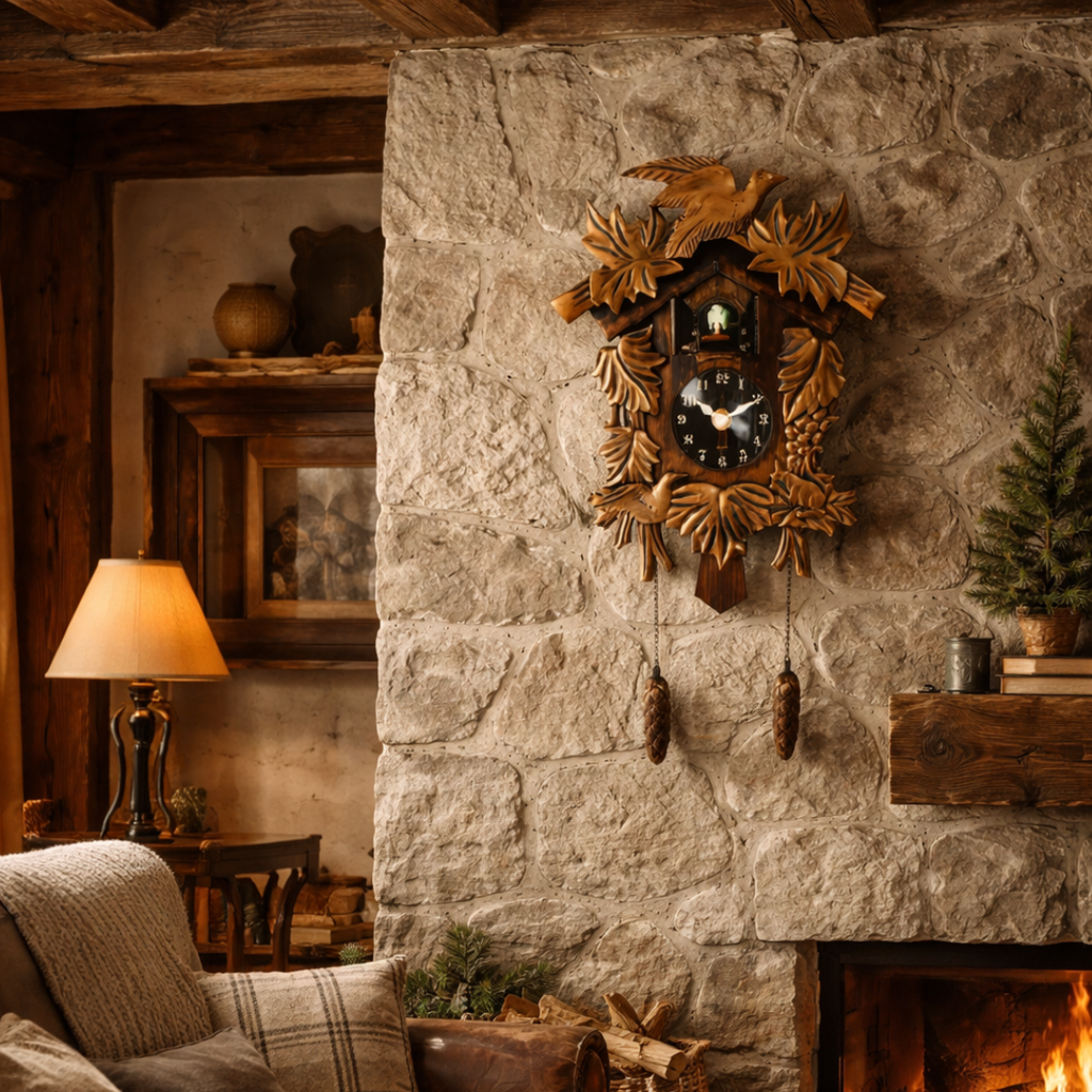 Grande Horloge murale coucou FORÊT NOIRE 38cm