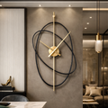 Grande Horloge murale design ORBITA 50cm en métal