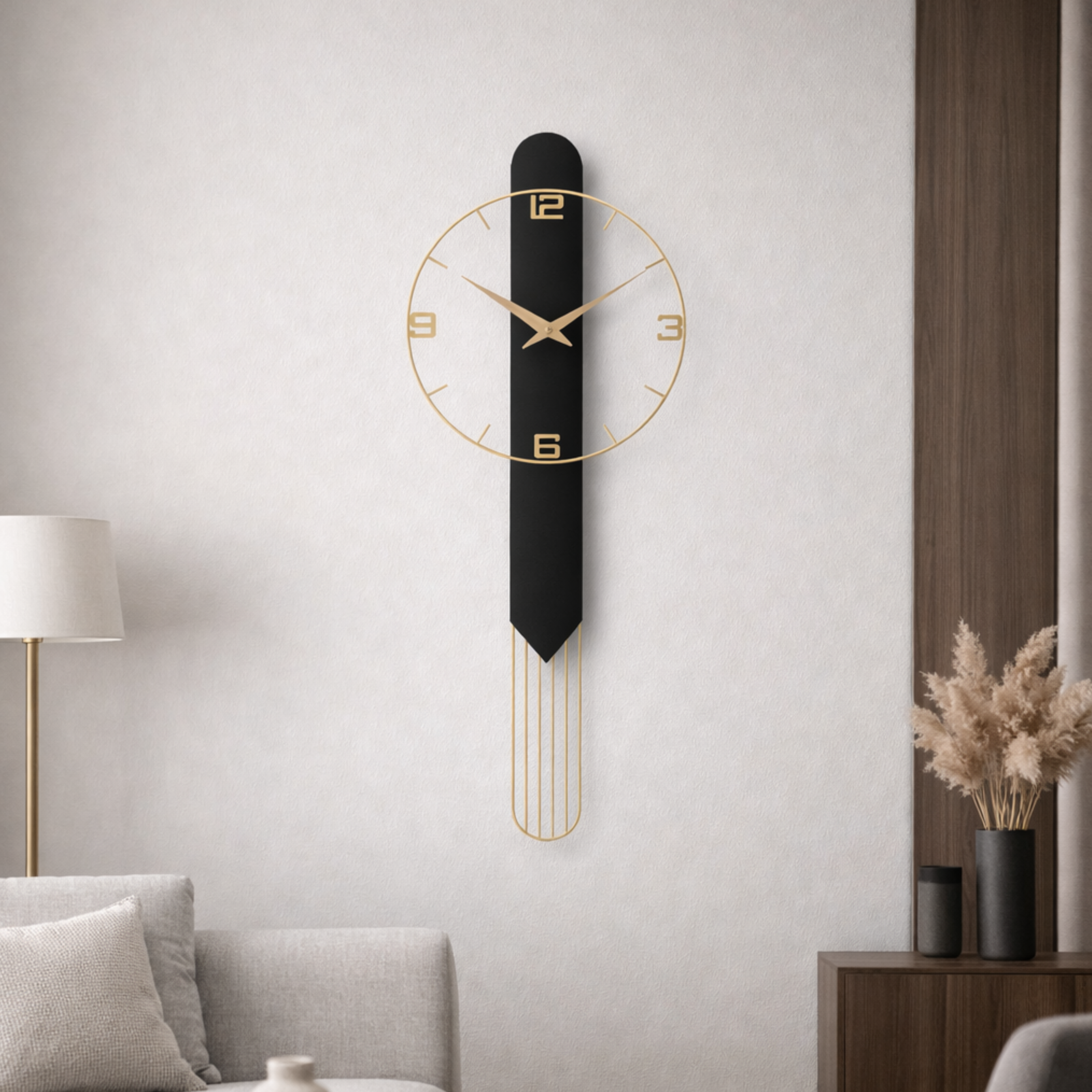Grande Horloge murale design NOCTIS 70 cm