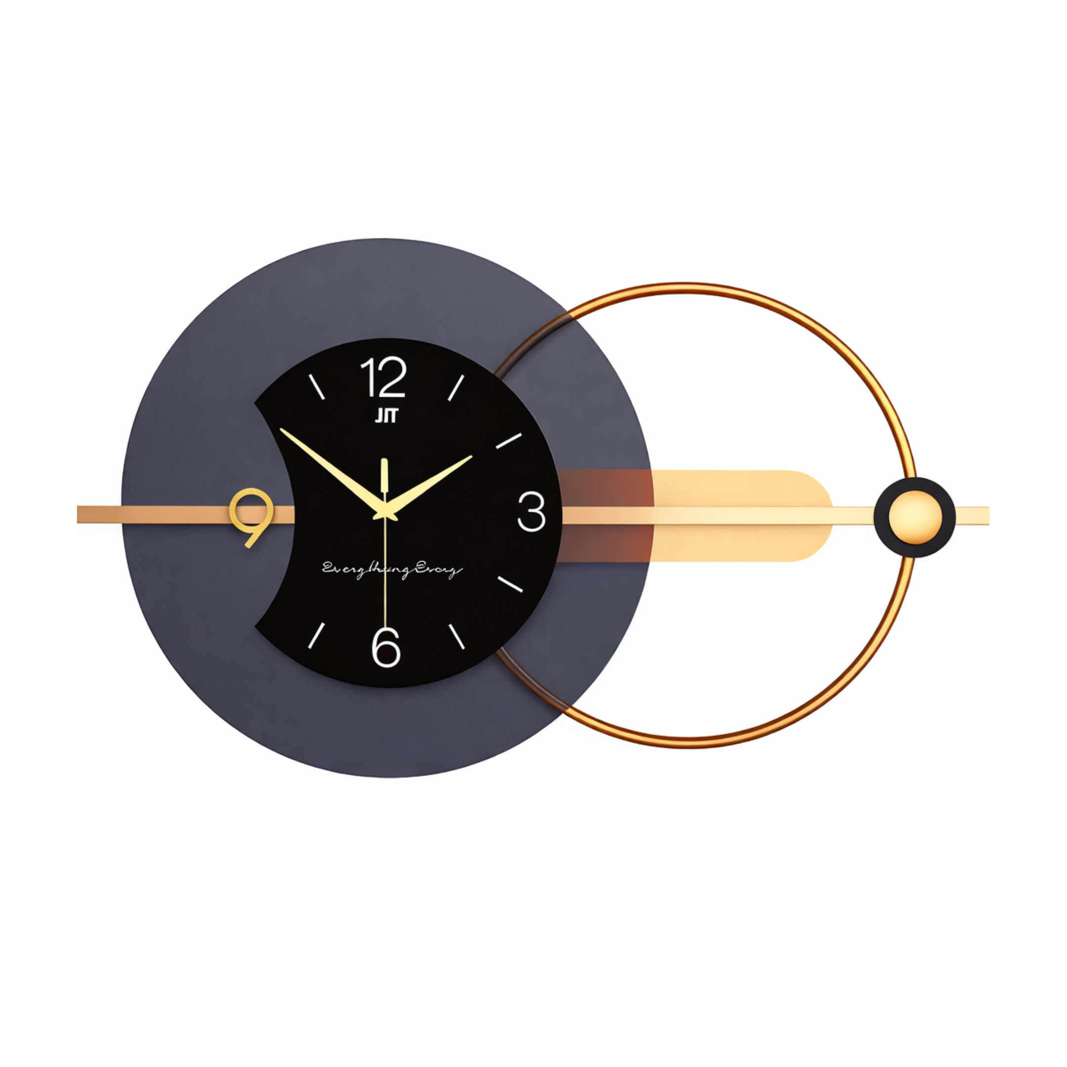 Grande Horloge murale design CLAIR DE LUNE 24 cm