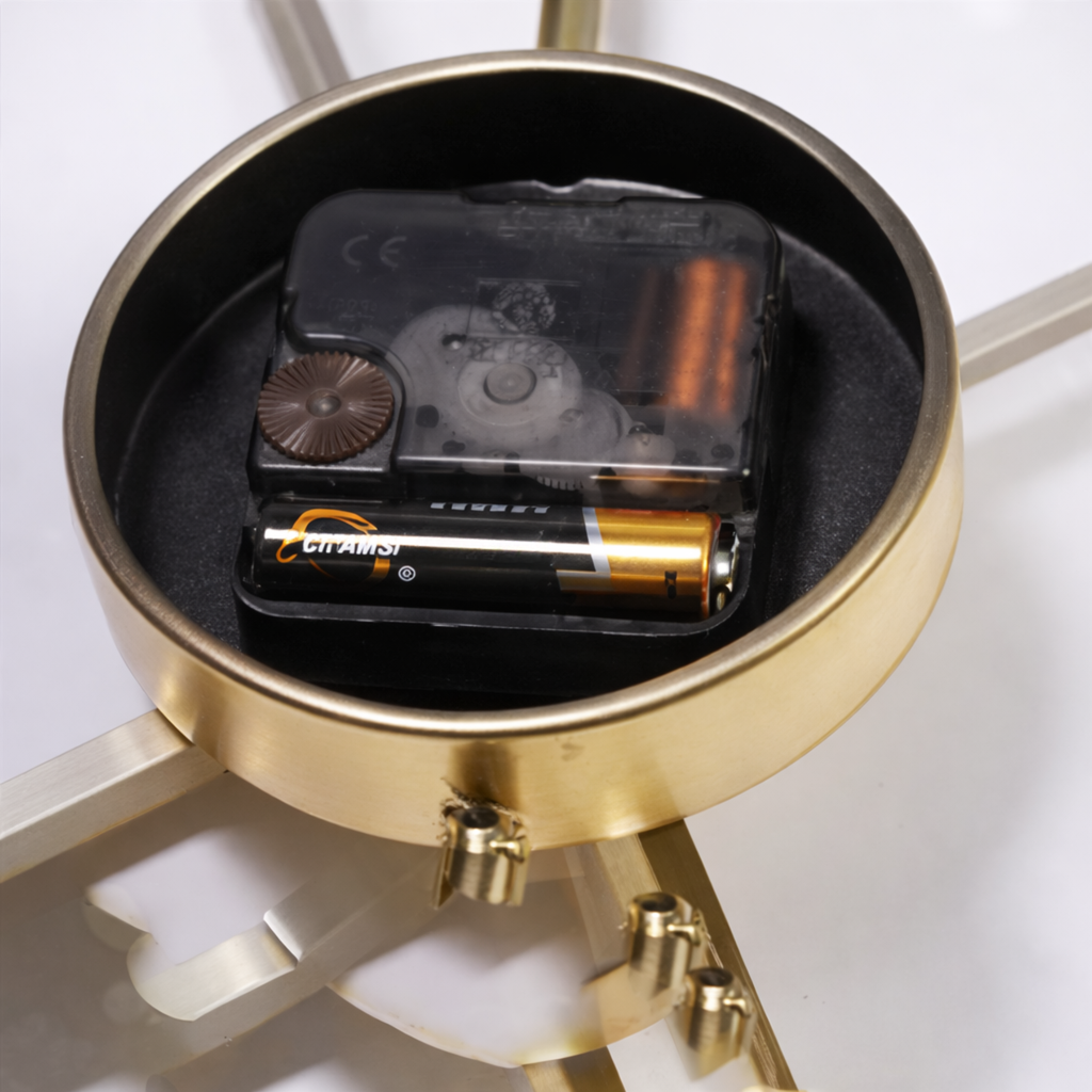 Grande Horloge murale design ORBITA 50cm en métal