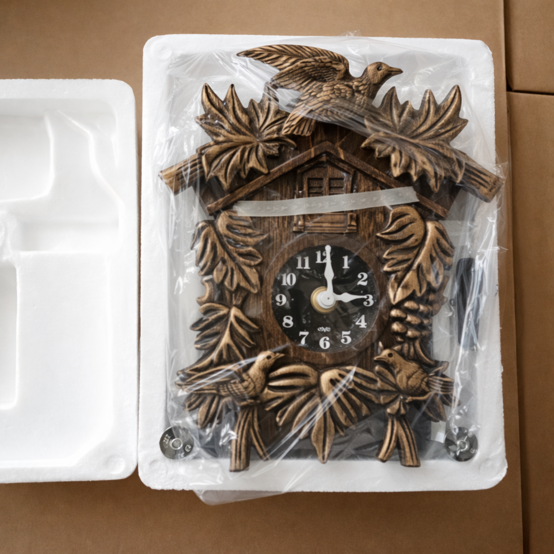 Grande Horloge murale coucou FORÊT NOIRE 38cm